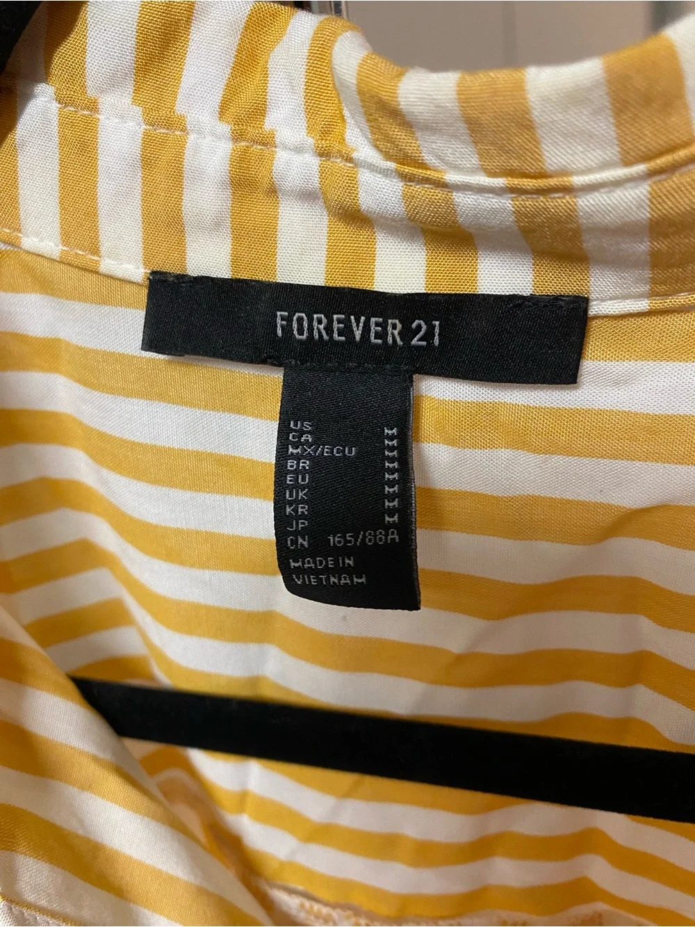 Forever 21 Yellow and White Striped Dress - Picture 3 of 10